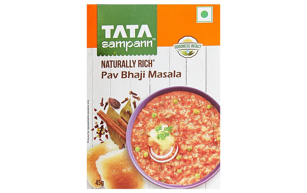 Tata Sampann Naturally Rich - Pav Bhaji Masala   Box  45 grams